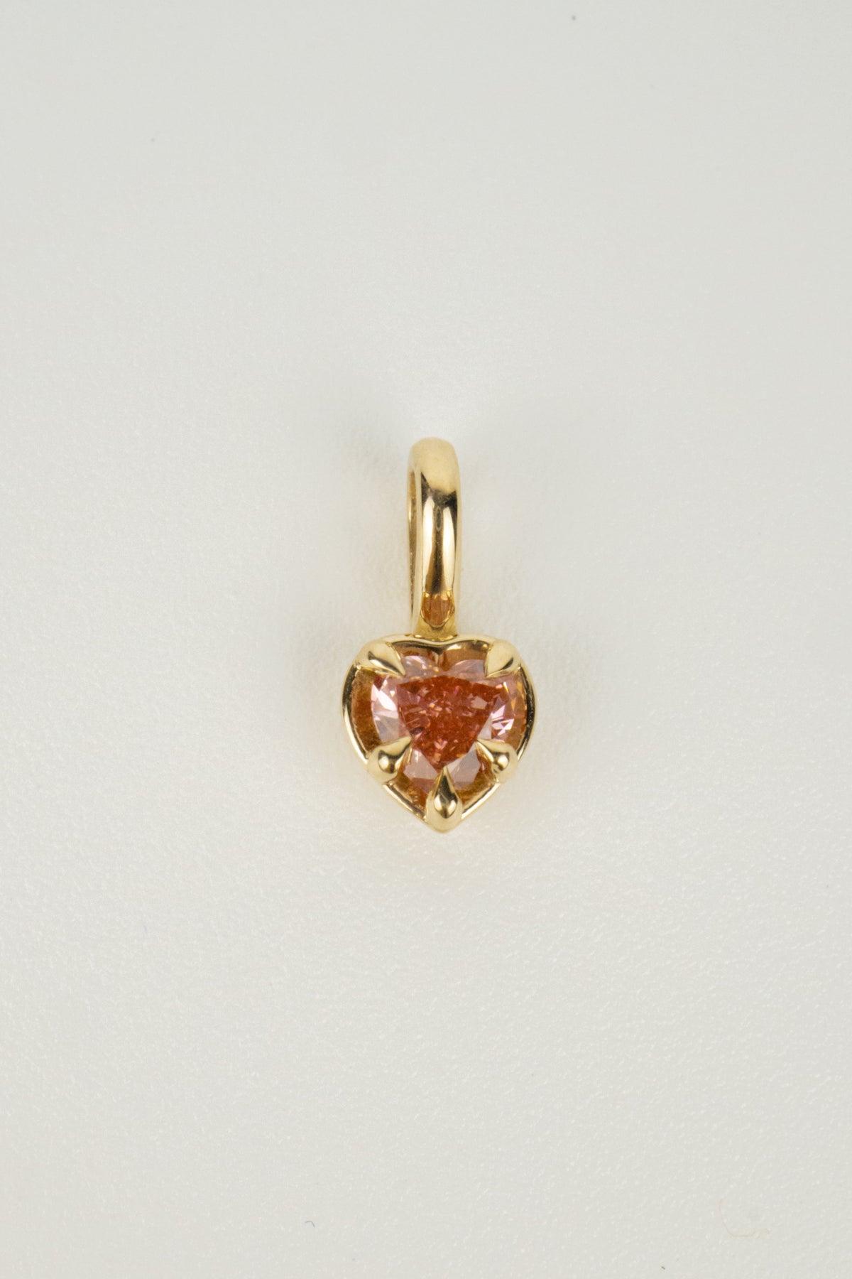 Heart Pendant- 0.5ct Pink Diamond