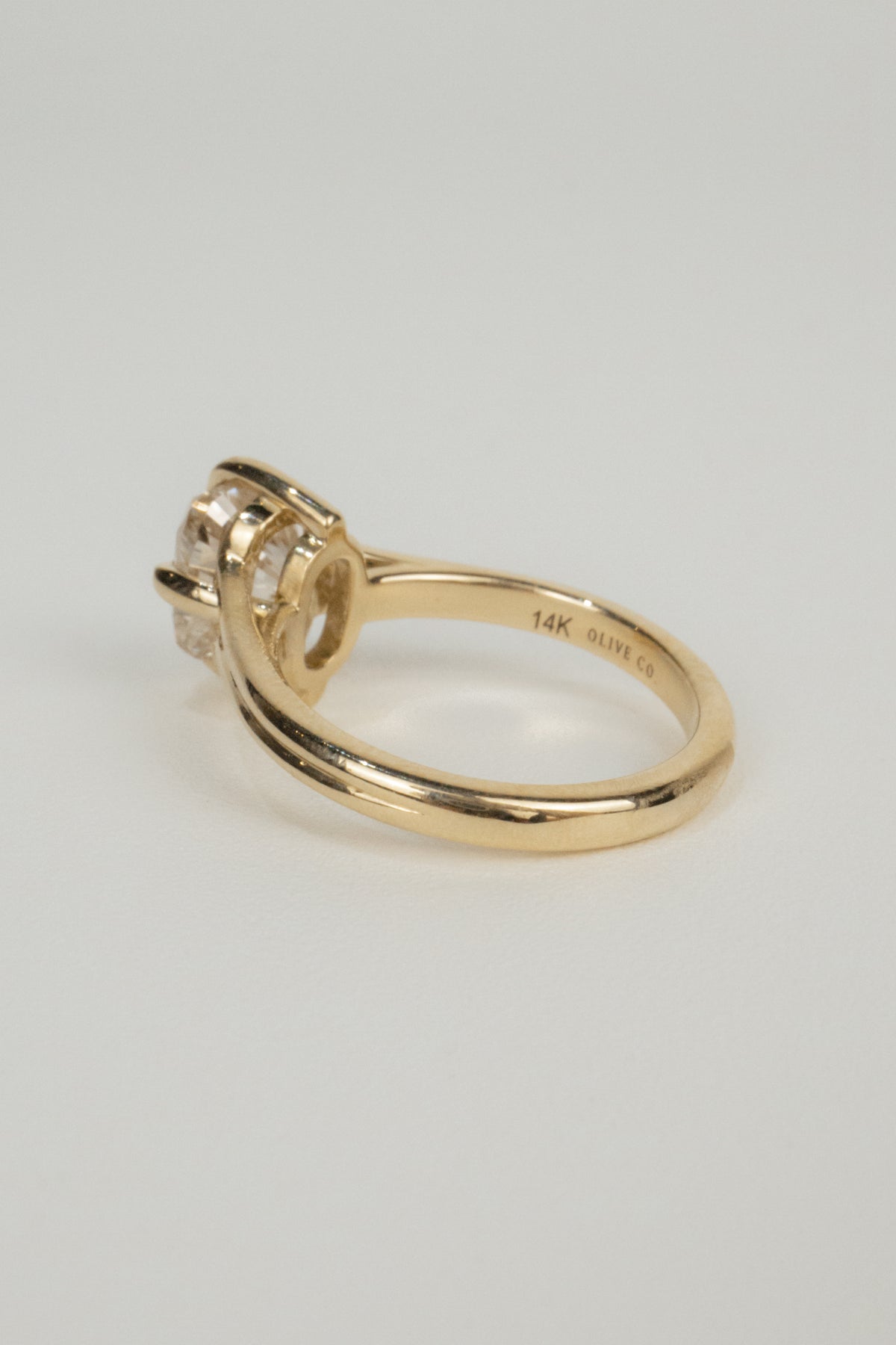Sylvie Engagement Ring (Modified)- 2.7ct Specialty Champagne Cushion