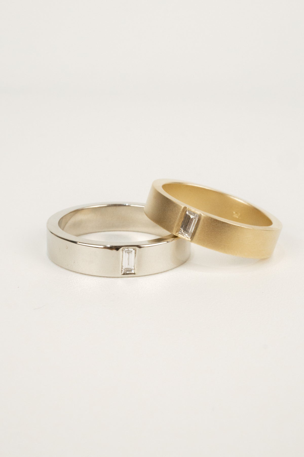 Ryder Wedding Band- White Gold