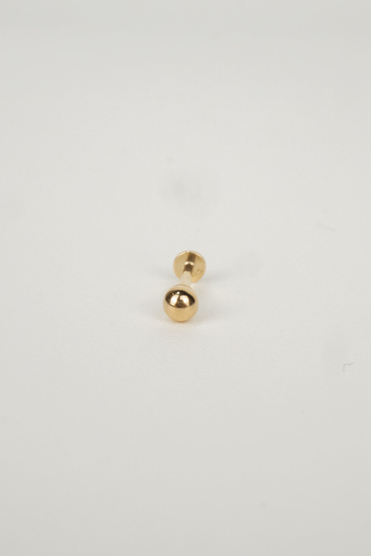 14K Minimalist Cartilage Stud