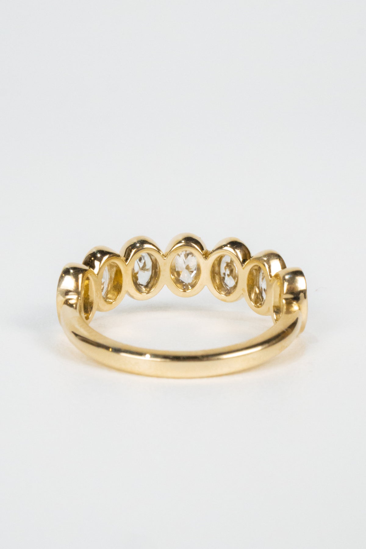 Lawrence Wedding Band- 1.3ctw Oval