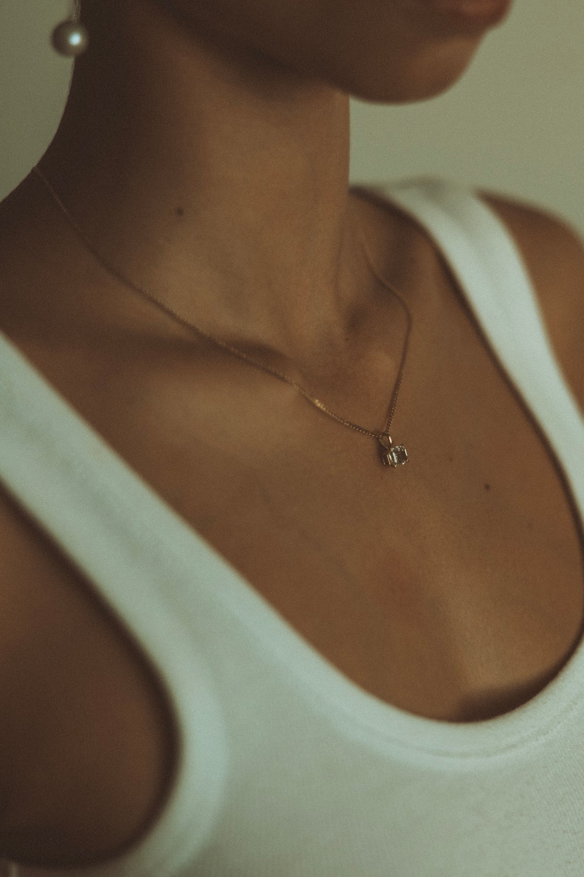 14K Veya Curb Chain Necklace