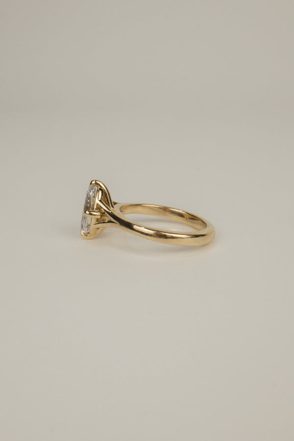 Elliot Engagement Ring- 1.5ct Antique Cut Moval