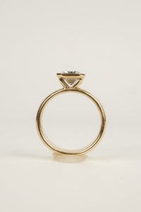 Quinton Engagement Ring- 2ct Emerald