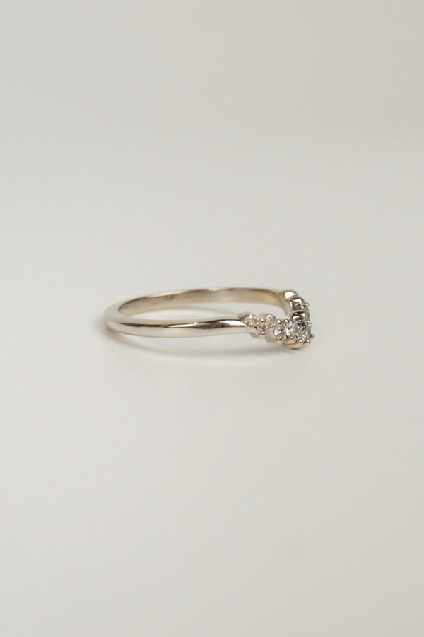 Austyn Wedding Band - White Gold