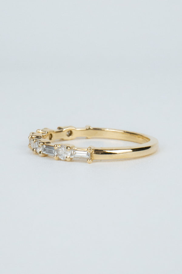 Haven Wedding Band- Yellow Gold