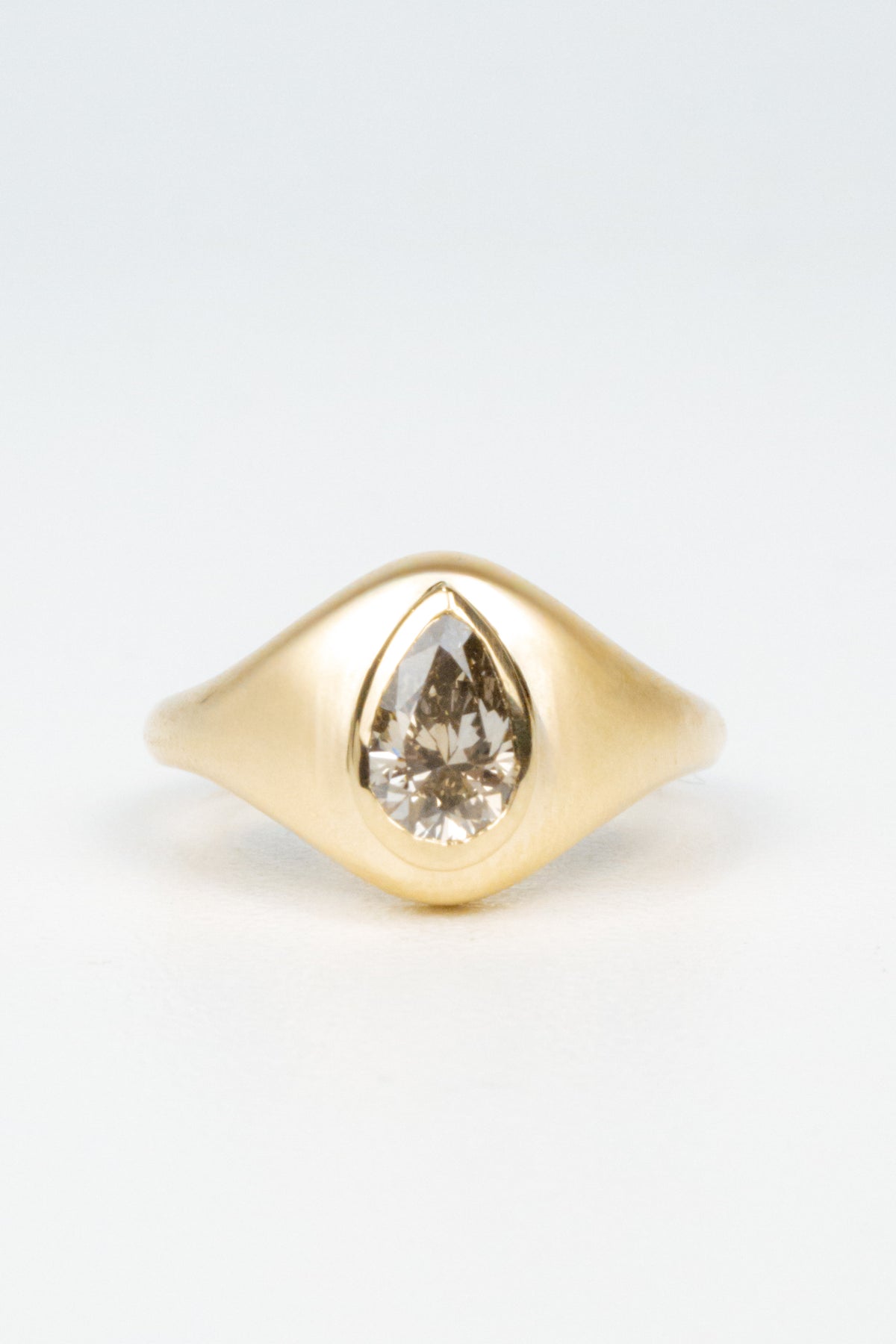 Selah Pinky Ring- 0.5ct Champagne Diamond