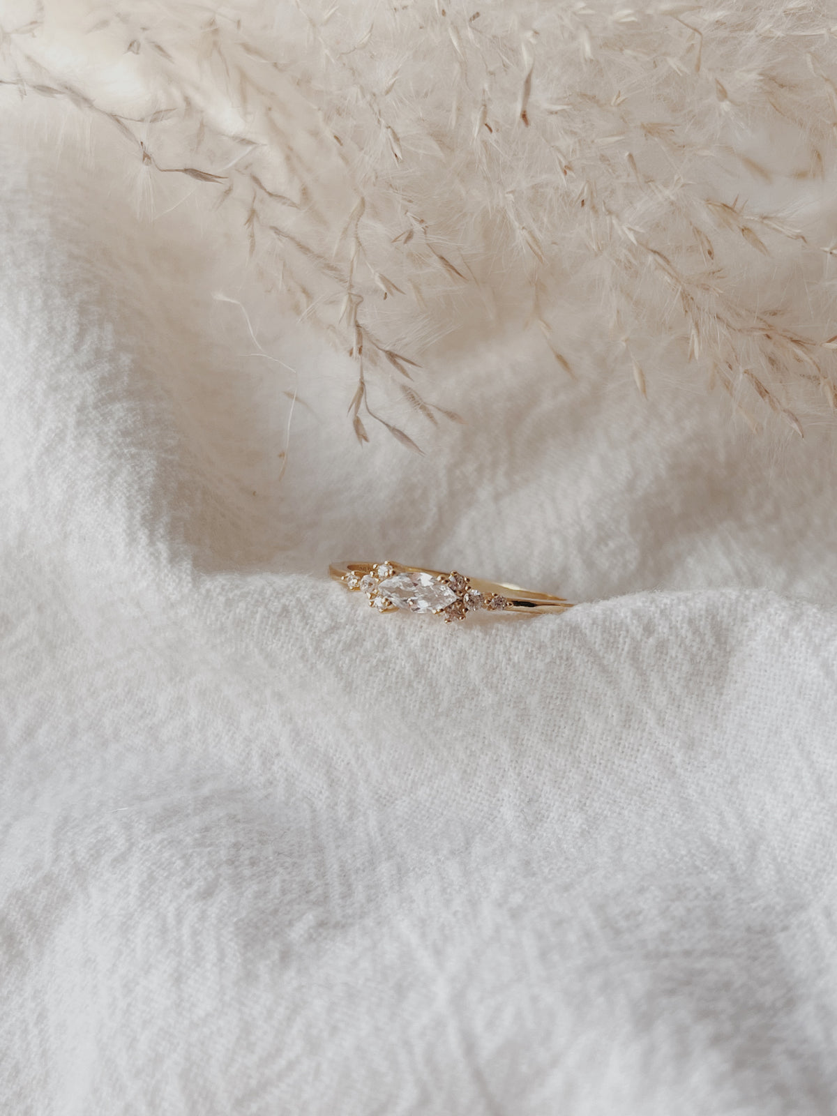Marquise Cluster Ring