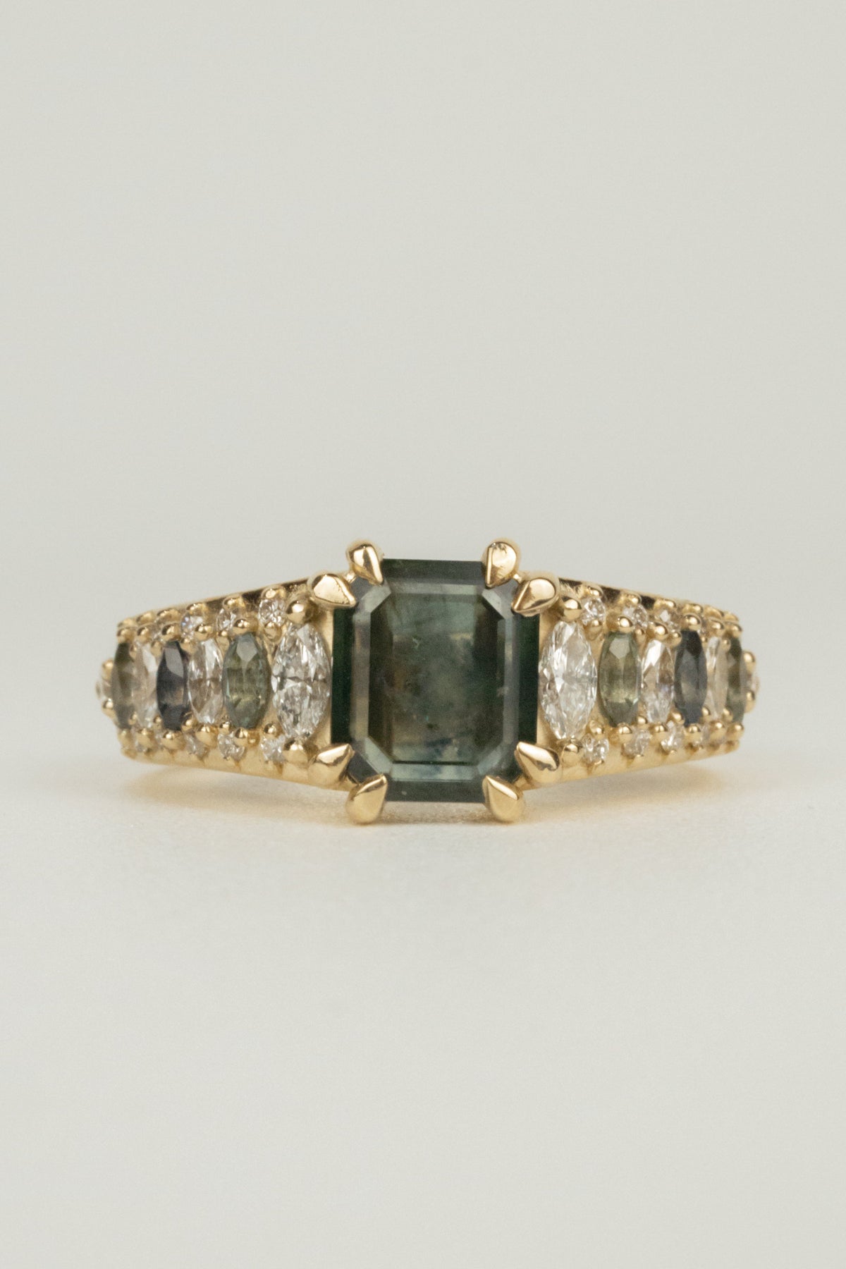 Madden Engagement Ring- 1.6ct Natural Portrait Sapphire