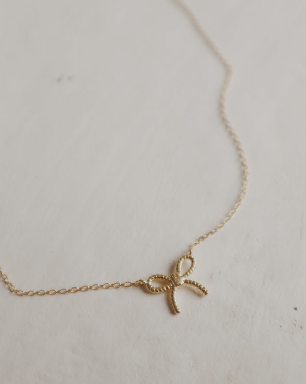 Brenna Bow Necklace