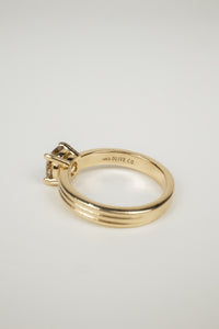 Scottie Engagement Ring- 1ct Round Champagne Diamond