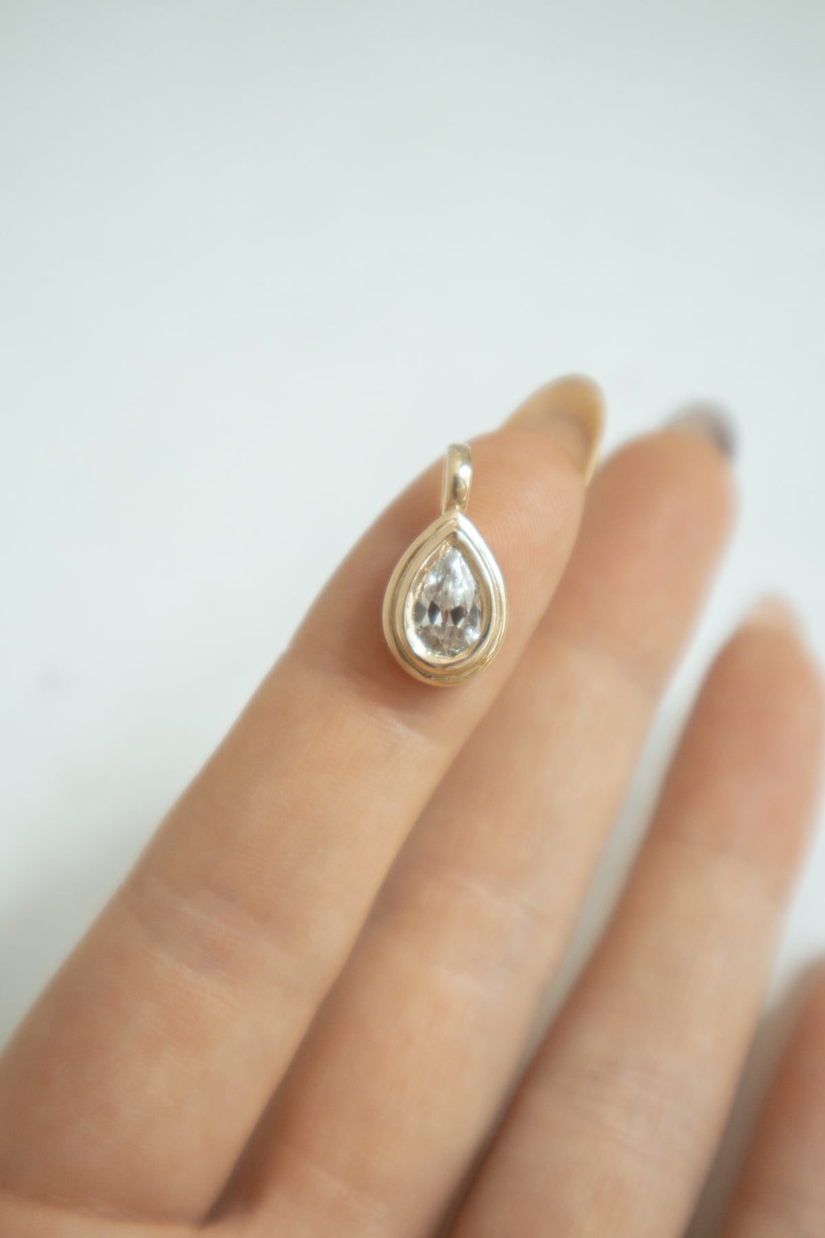 Mila Necklace Pendant- 1ct Antique Pear
