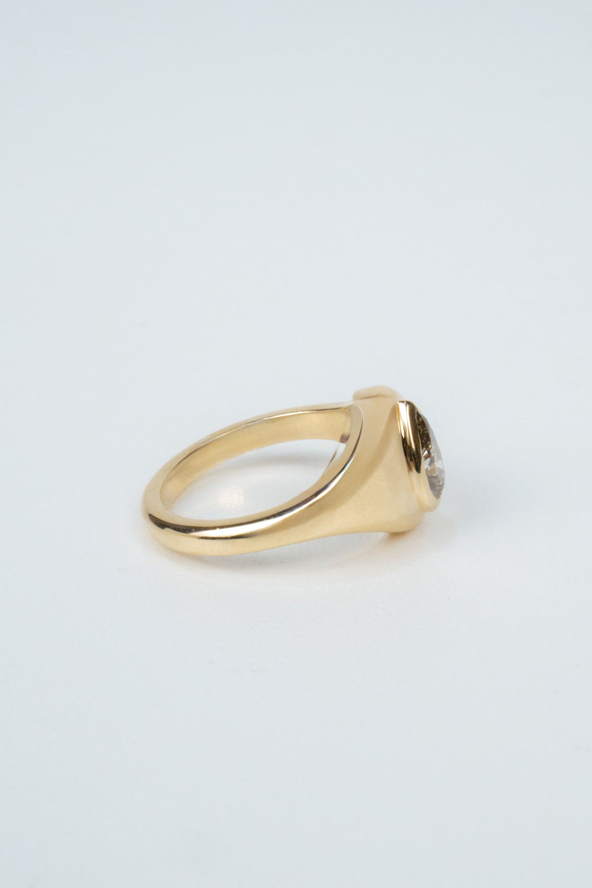 Selah Pinky Ring- 0.5ct Champagne Diamond