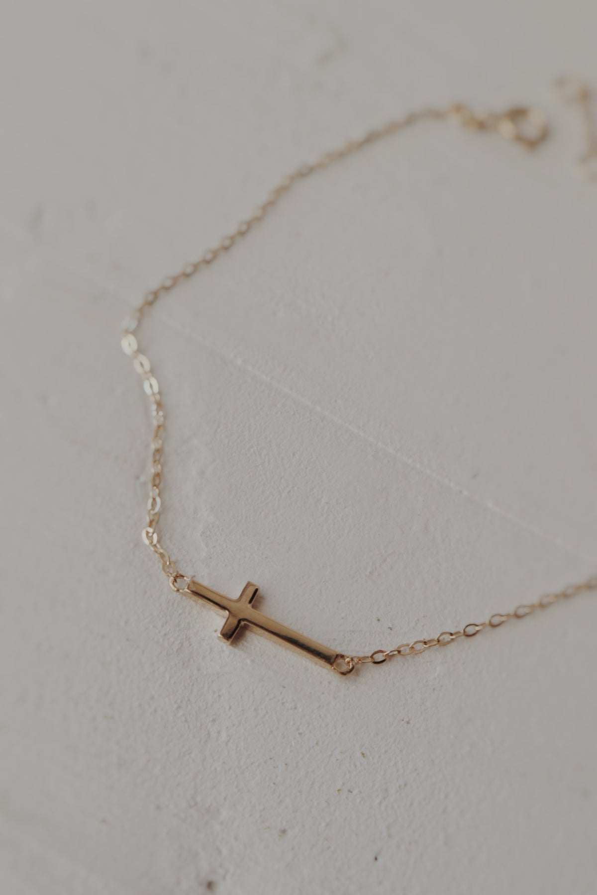 10k Cross  Bracelet