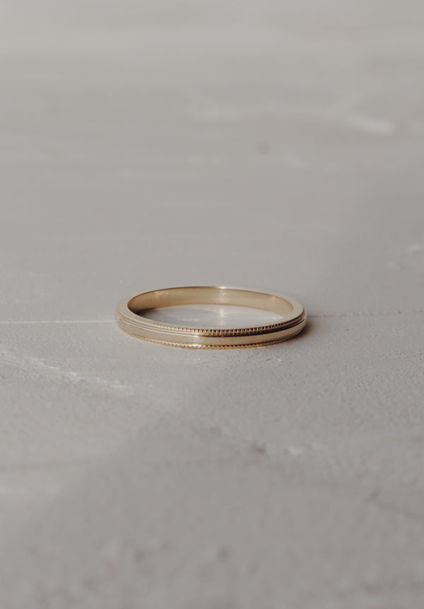 Women’s Parker Wedding Band - Yellow Gold