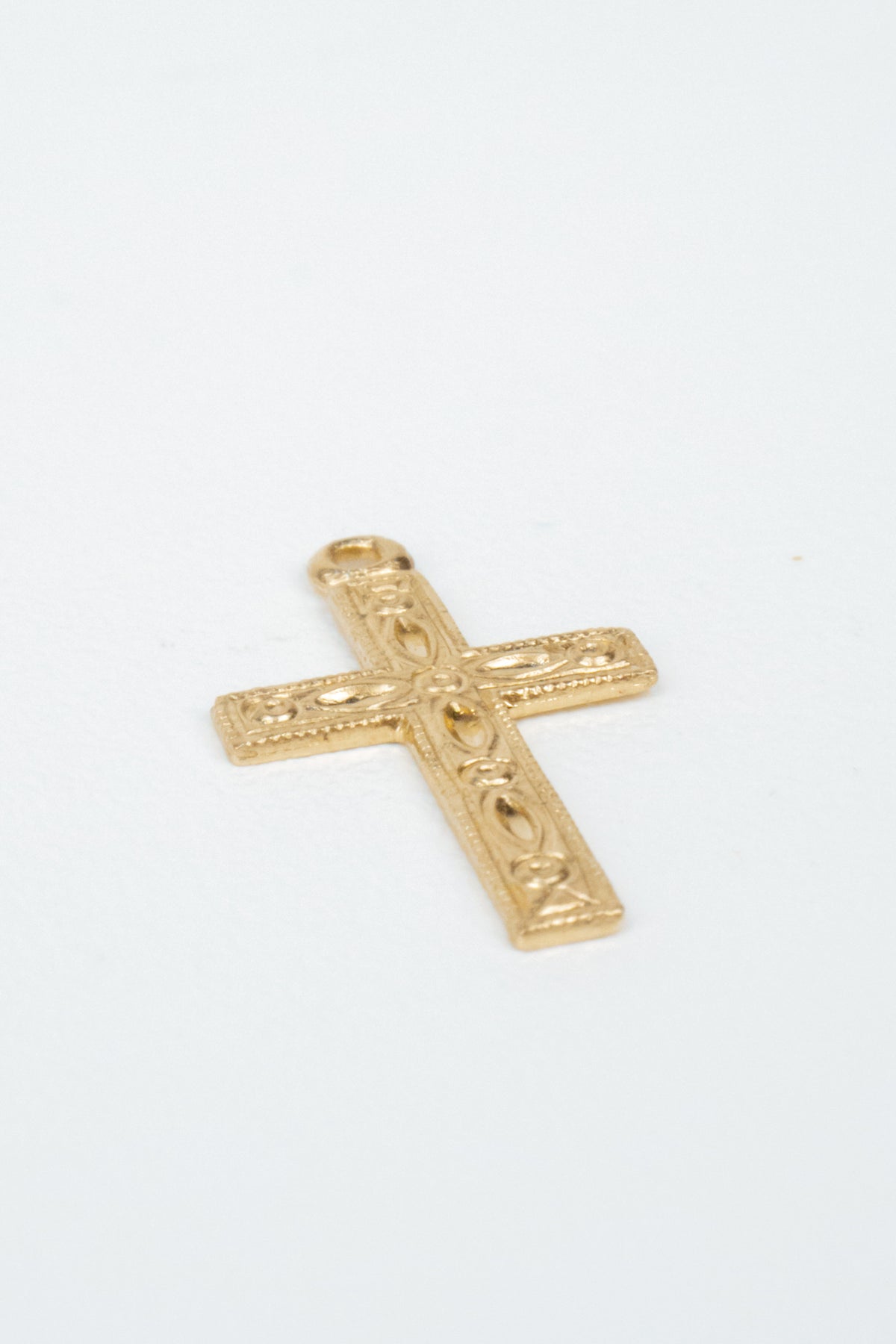 14K Cross Charm