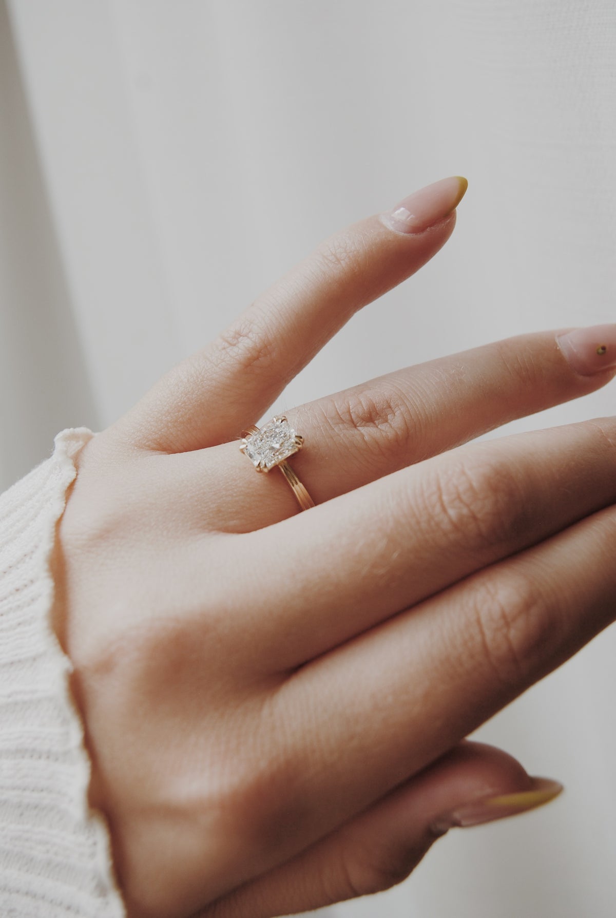 Arlie Radiant-Cut Engagement Ring