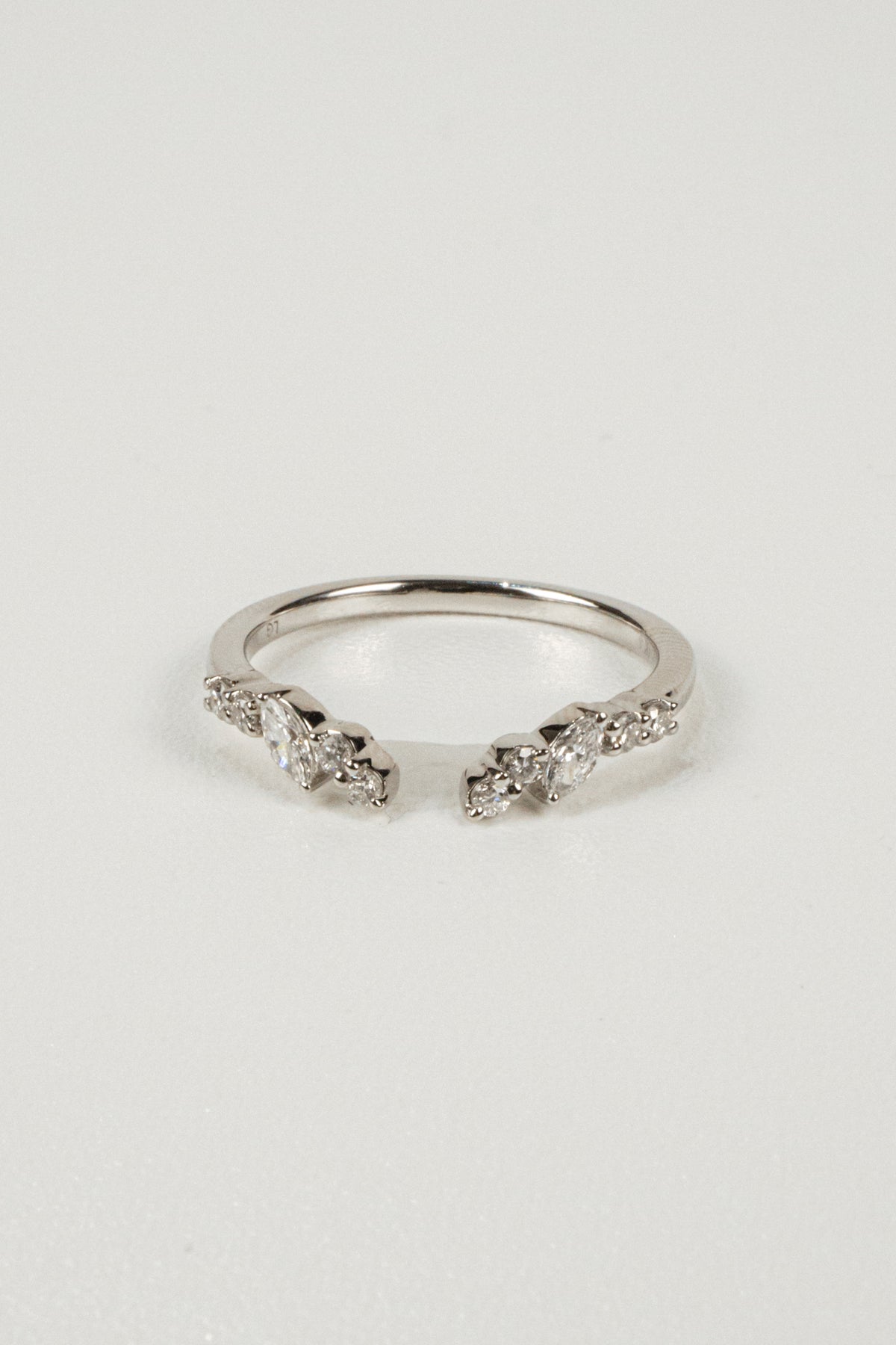 Primrose Wedding Band - White Gold
