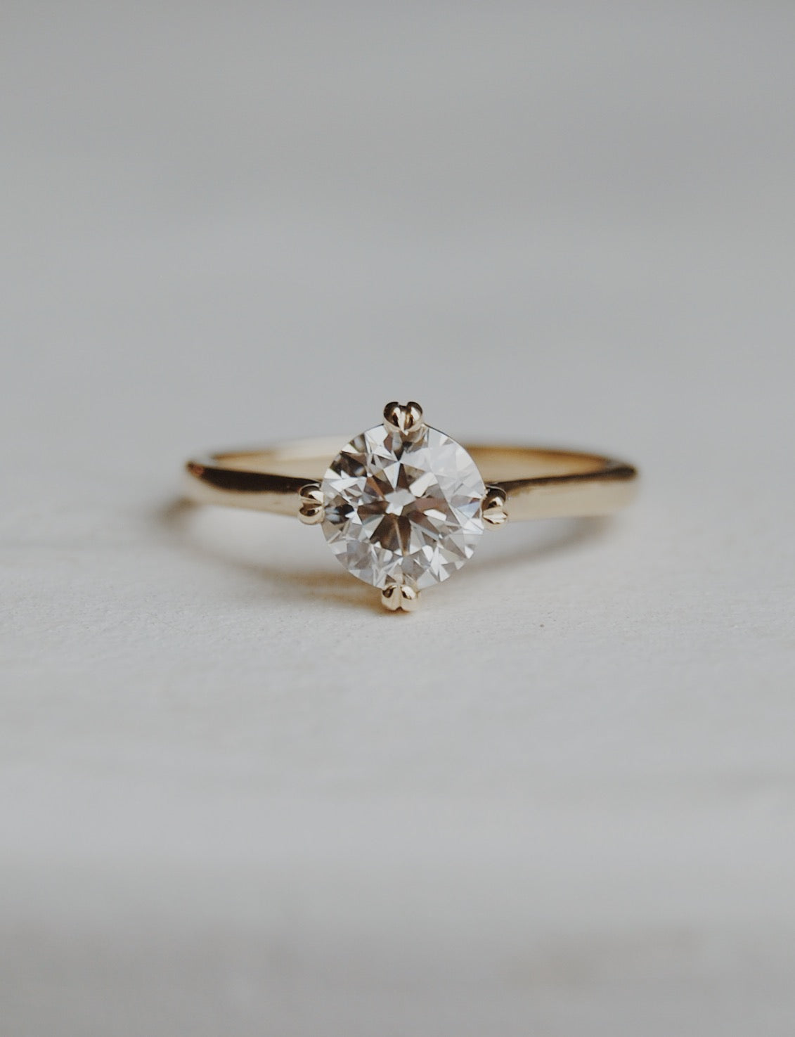 Rowan Round Solitaire Engagement Ring