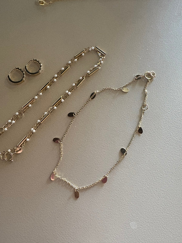 10k Drops Bracelet