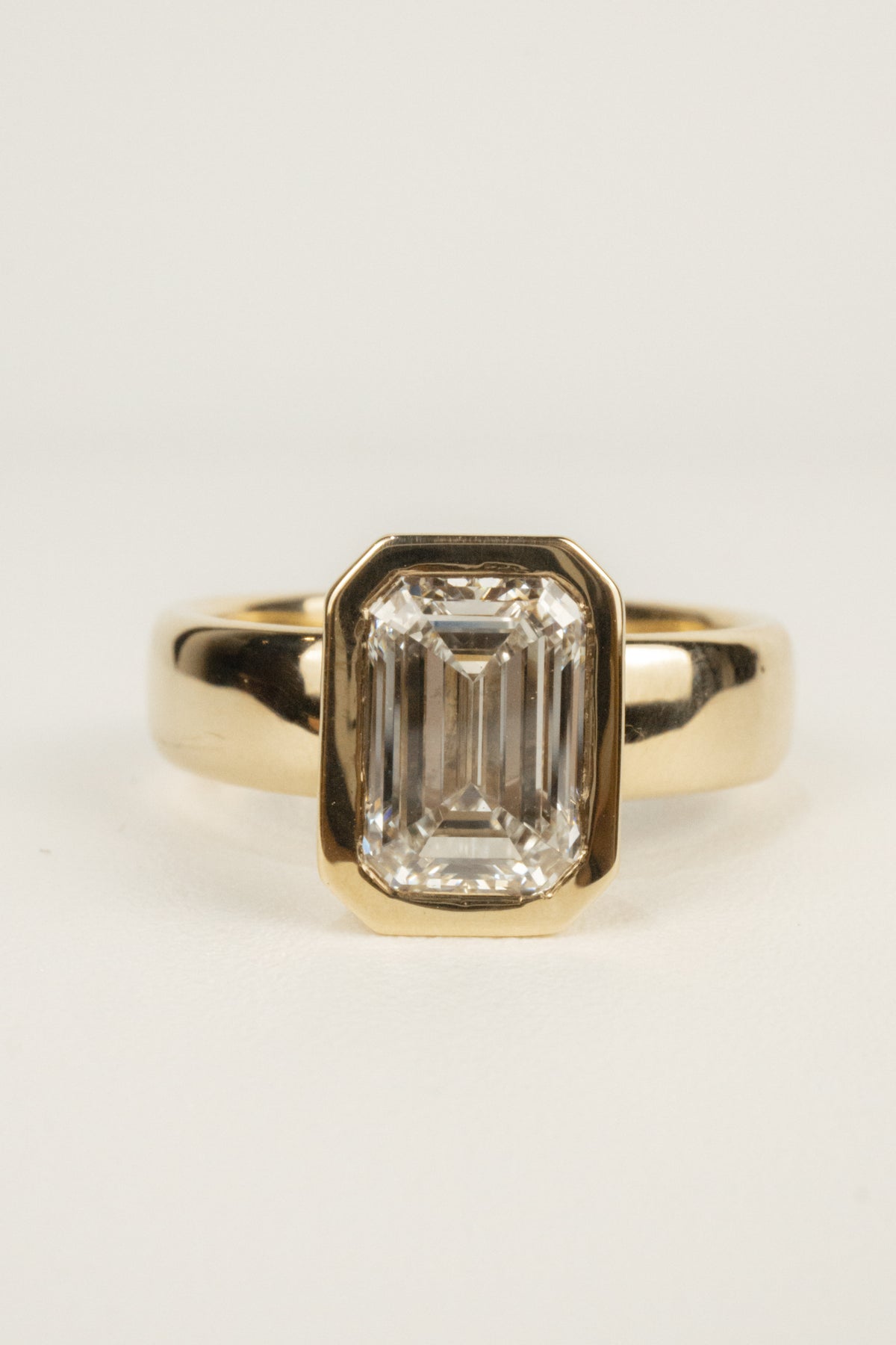 Quinton Engagement Ring- 2ct Emerald
