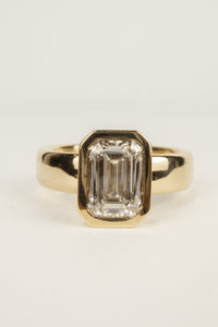 Quinton Engagement Ring- 2ct Emerald