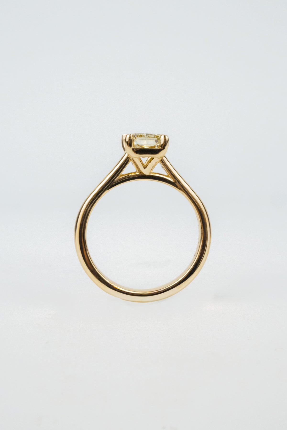 Piper Engagement Ring- 1.5ct Yellow Radiant
