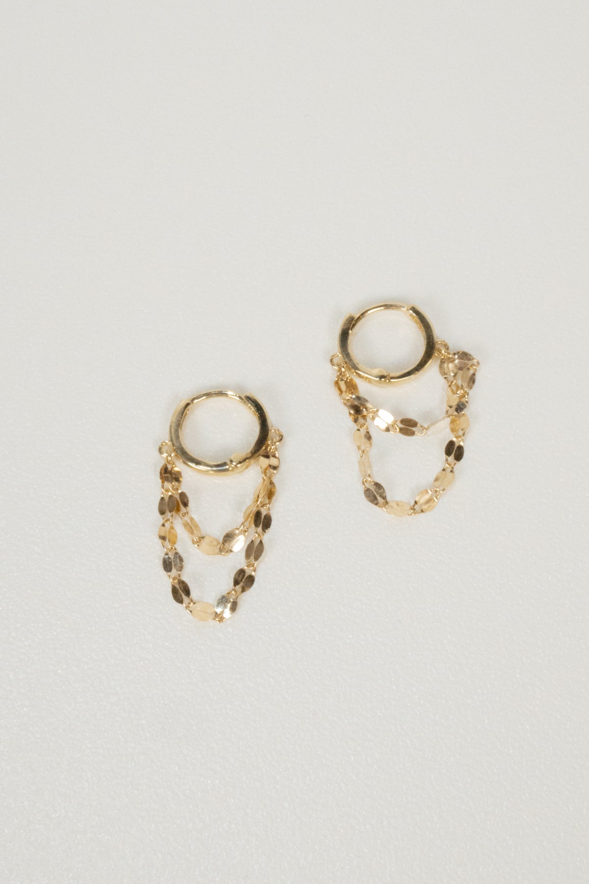 10k Rowan Huggie Hoop Earrings