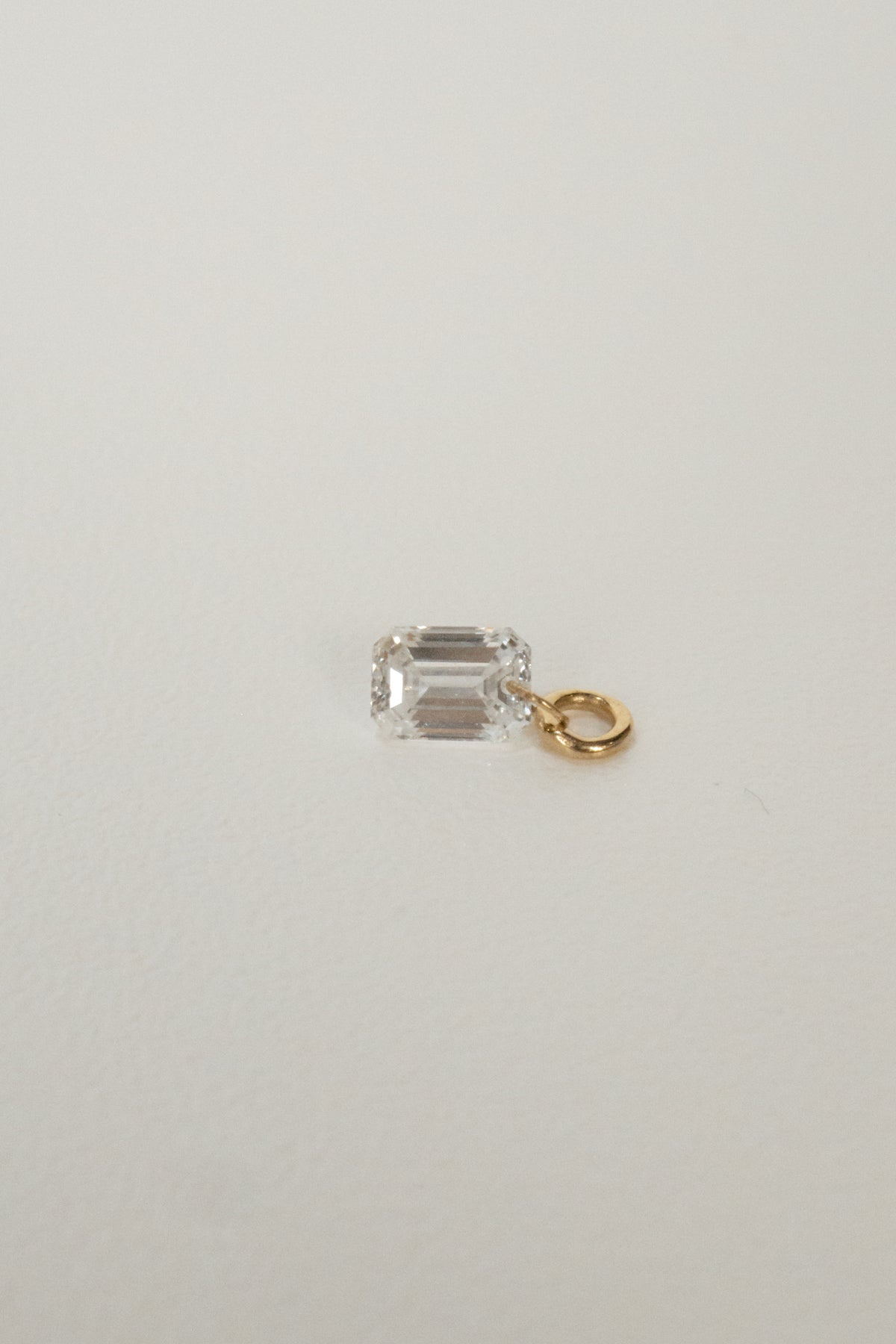 Floating Lab-Grown Diamond Charm