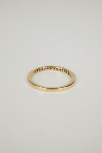 Honey Wedding Band- Champagne Diamonds