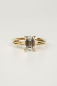 Scottie Engagement Ring- 1.5ct Emerald Cut