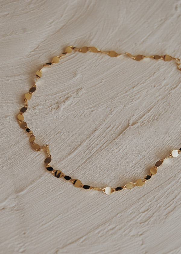 Sparkle Chain Vermeil Anklet