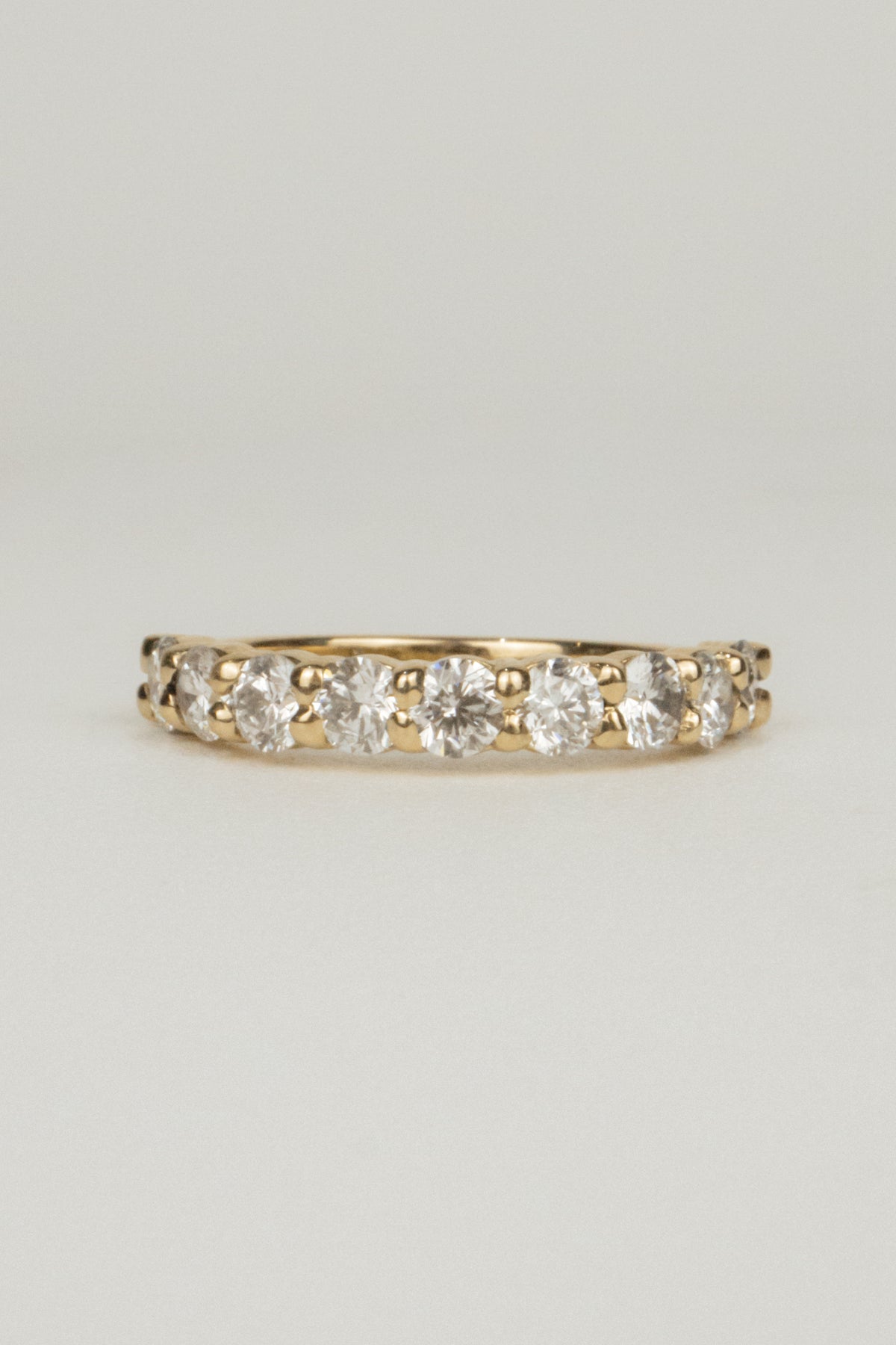 Quin Wedding Band- 3mm Stones