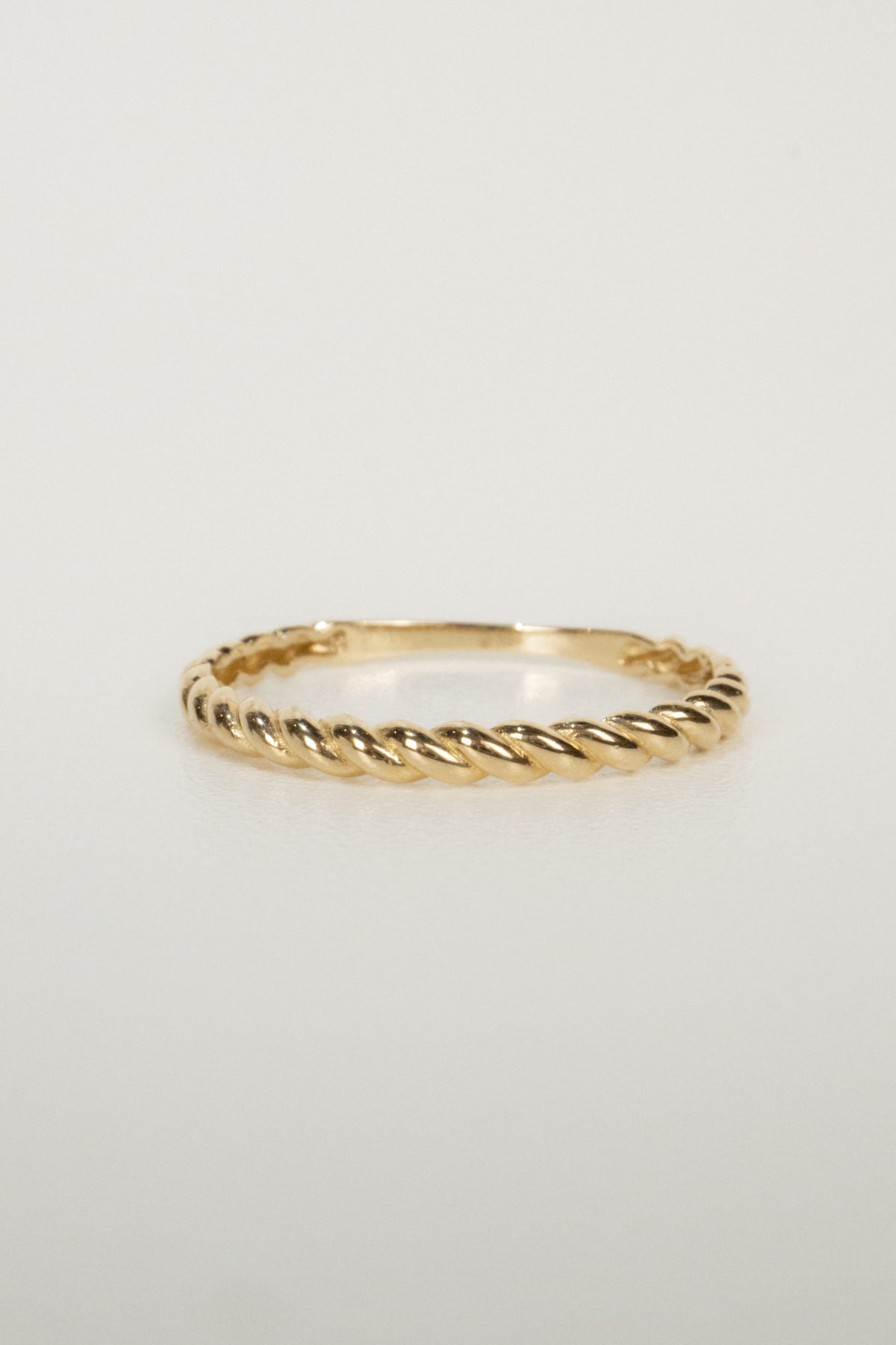 10K Poppy Rope Ring
