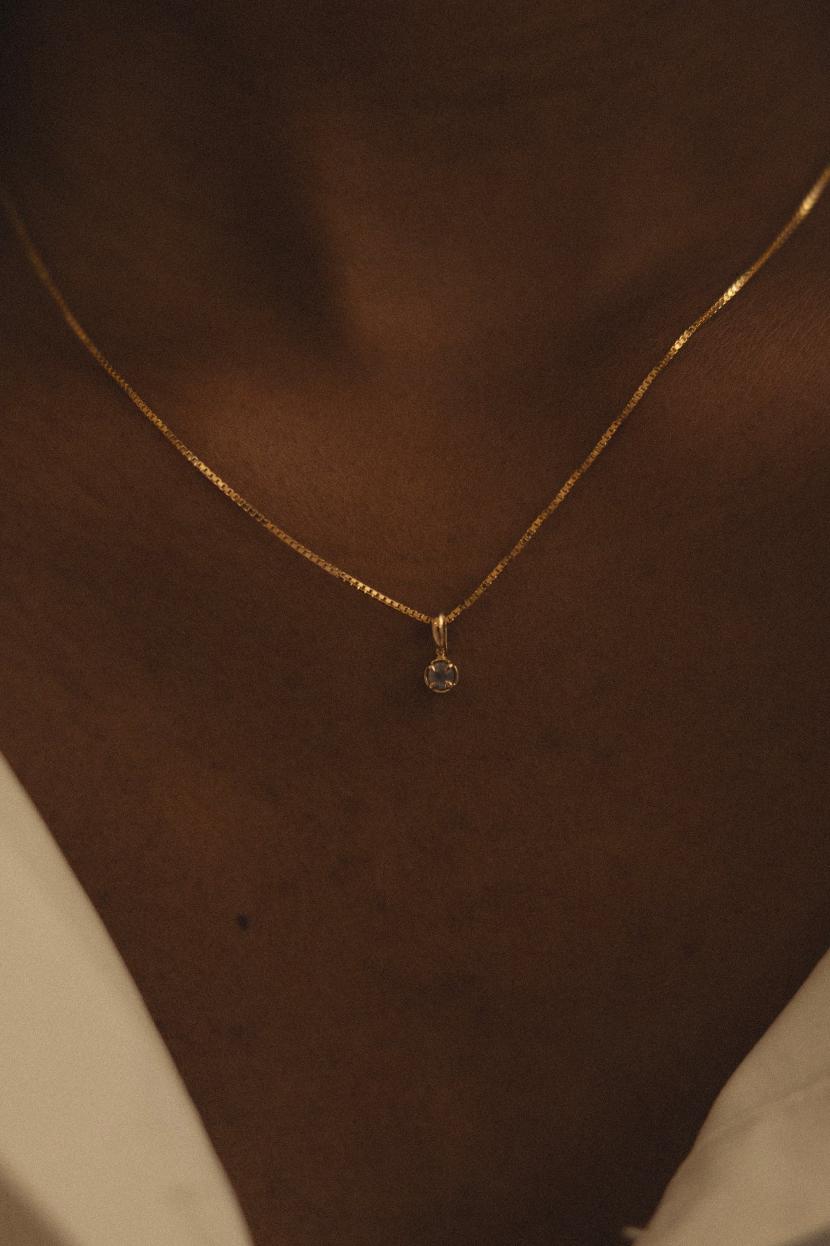 Andi Pendant- Natural Sapphire