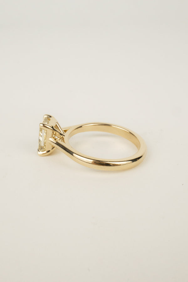 Piper Engagement Ring- 1.5ct Yellow Radiant