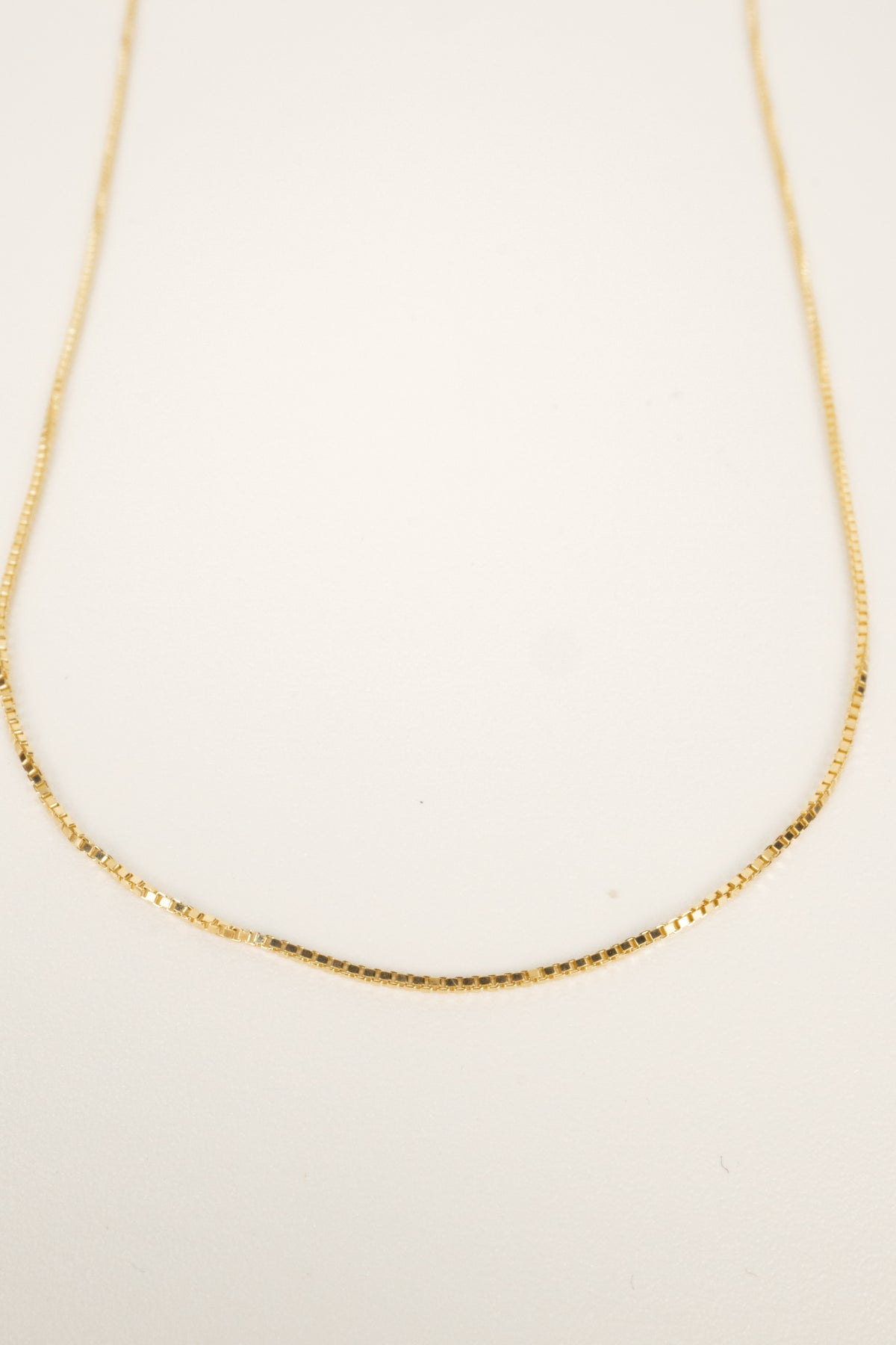 10K Marlow Box Chain Necklace