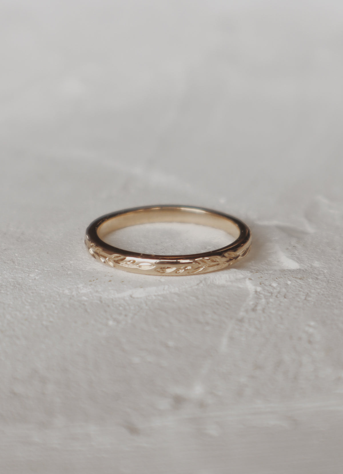 Olive Branch Wedding Ring