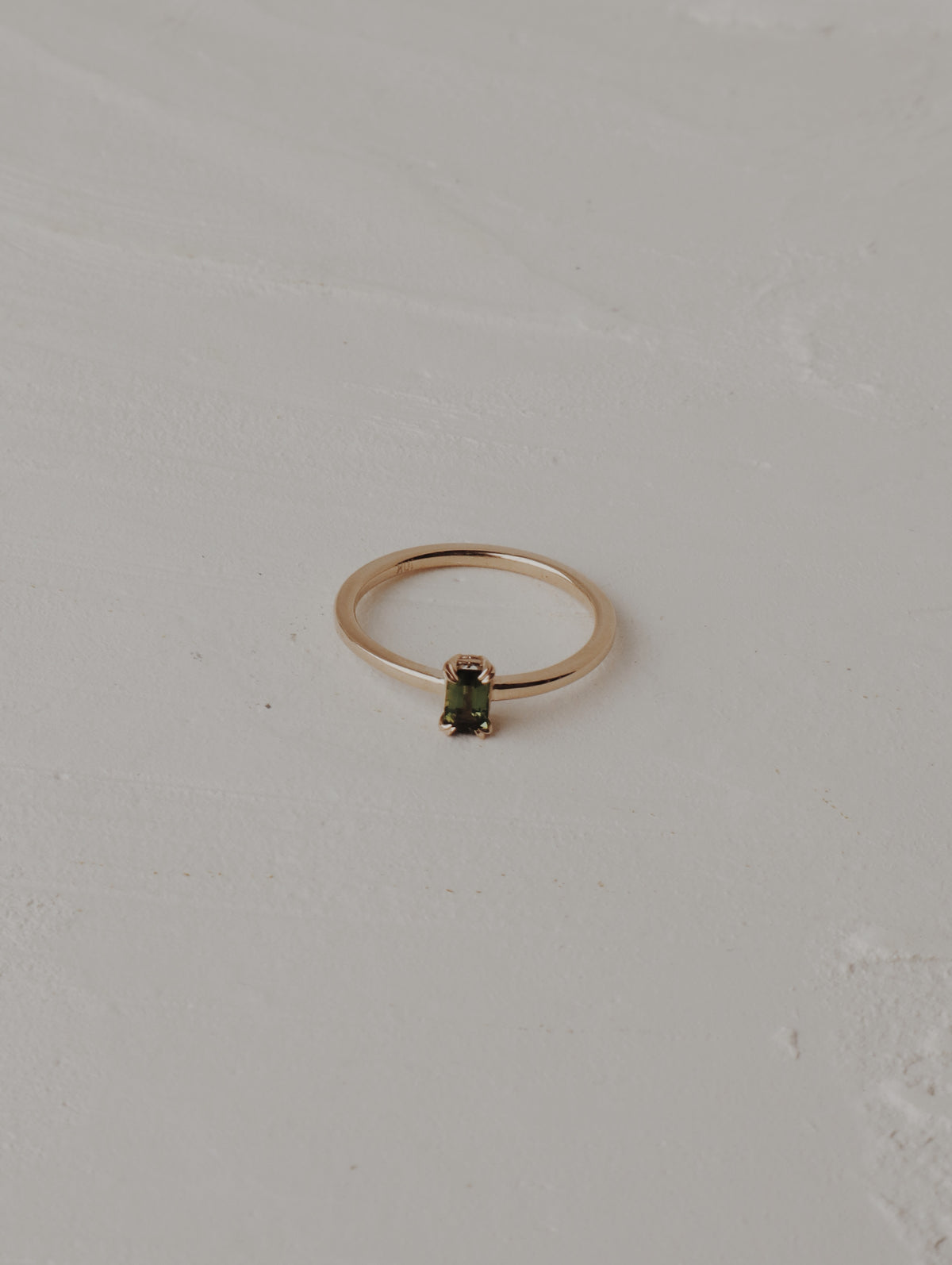 10k Tourmaline Stacking Ring