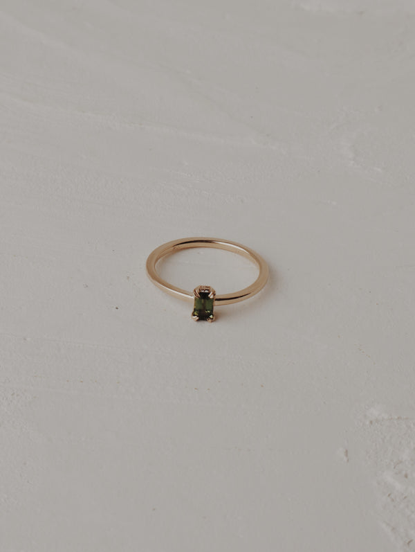 10k Tourmaline Stacking Ring