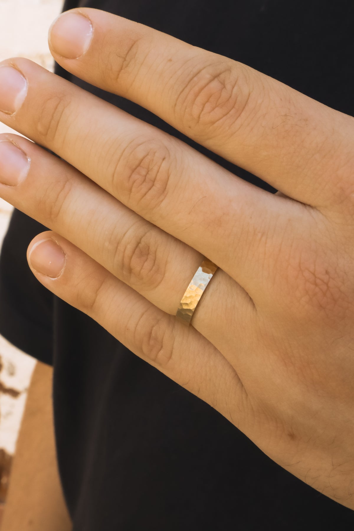 River Men’s Wedding Band