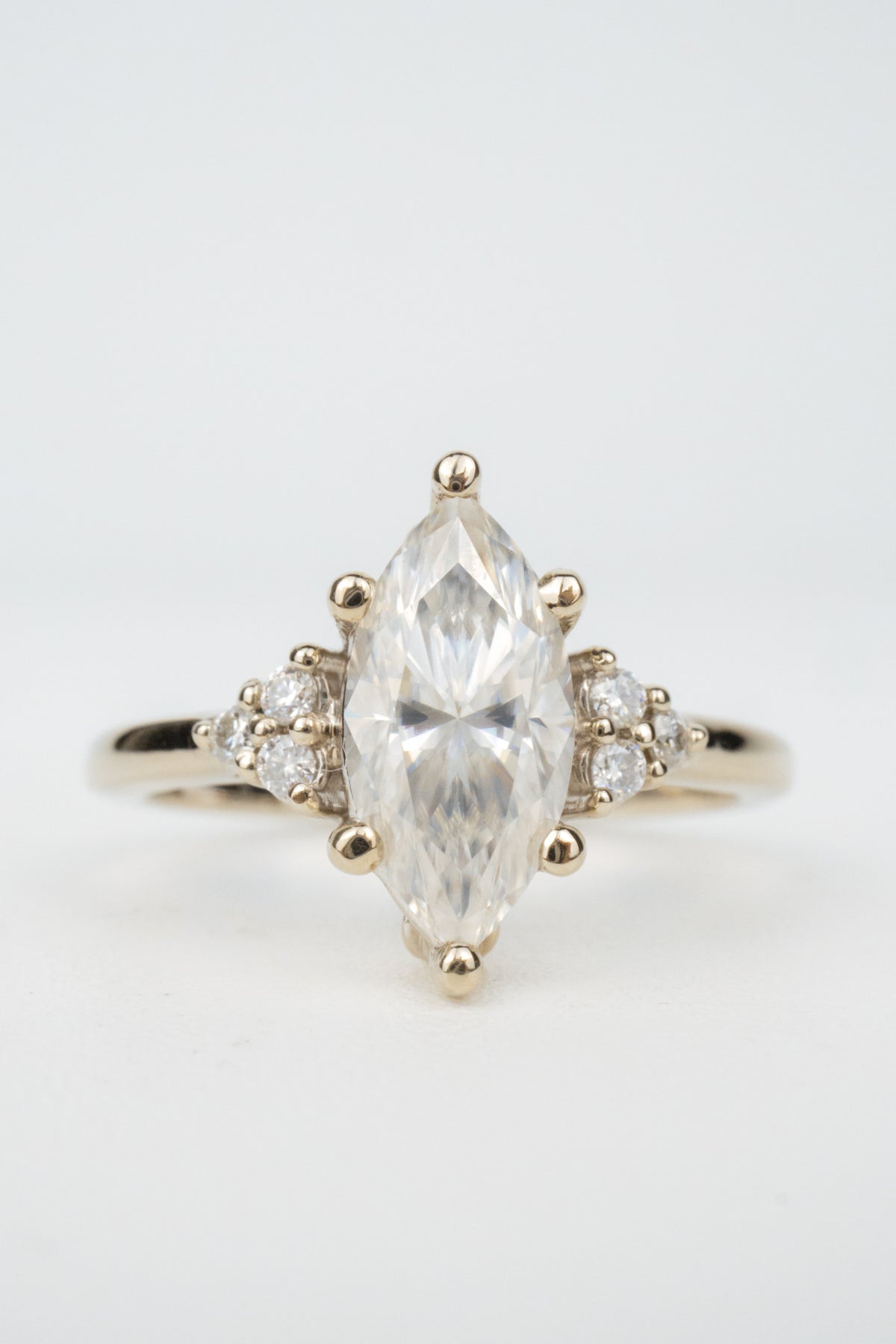 Mere Engagement Ring- 1.25ct Moissanite Marquise