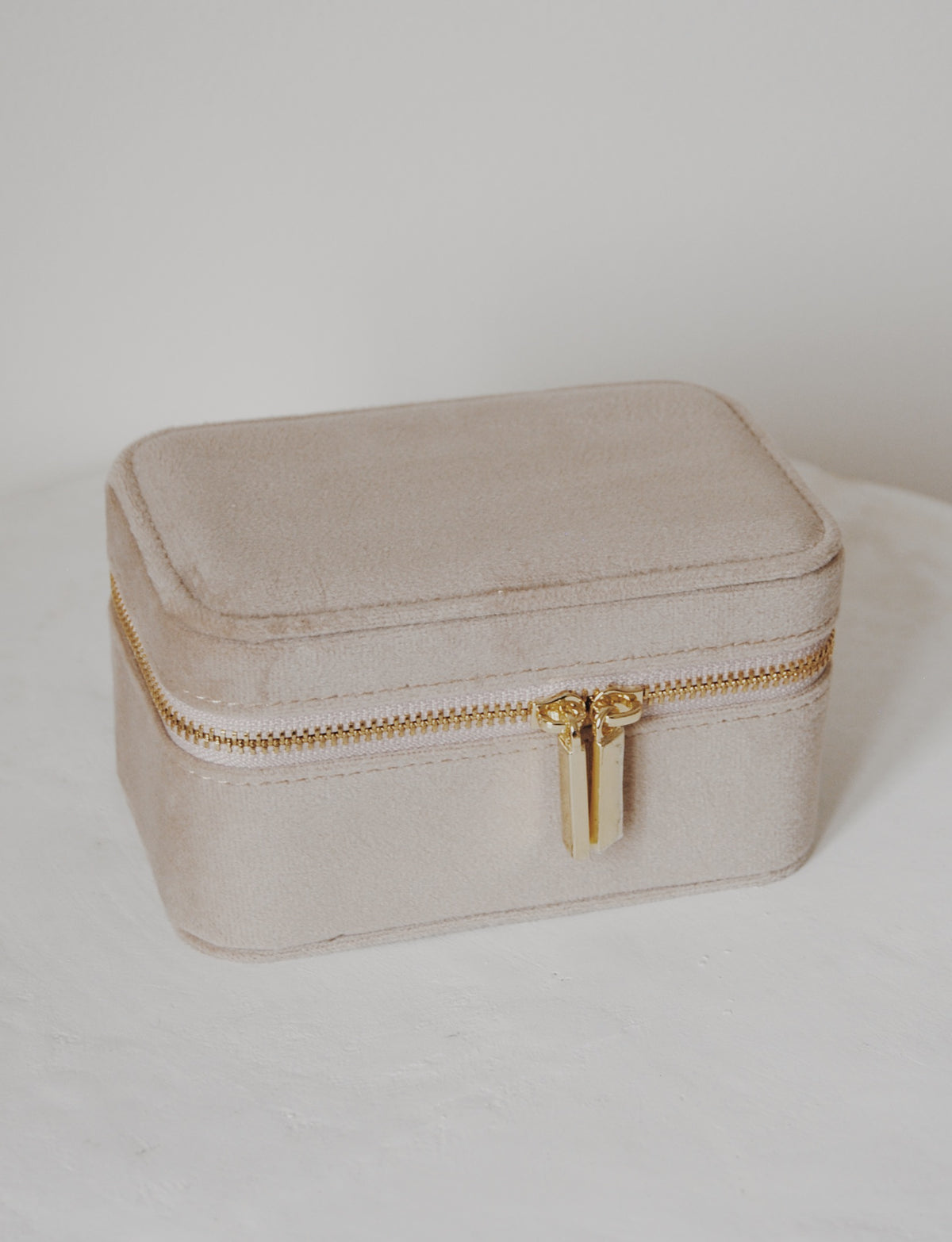 The Decades Mini Jewelry Box in Taupe