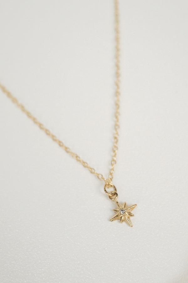 10k All My Stars Necklace- Lab Diamond