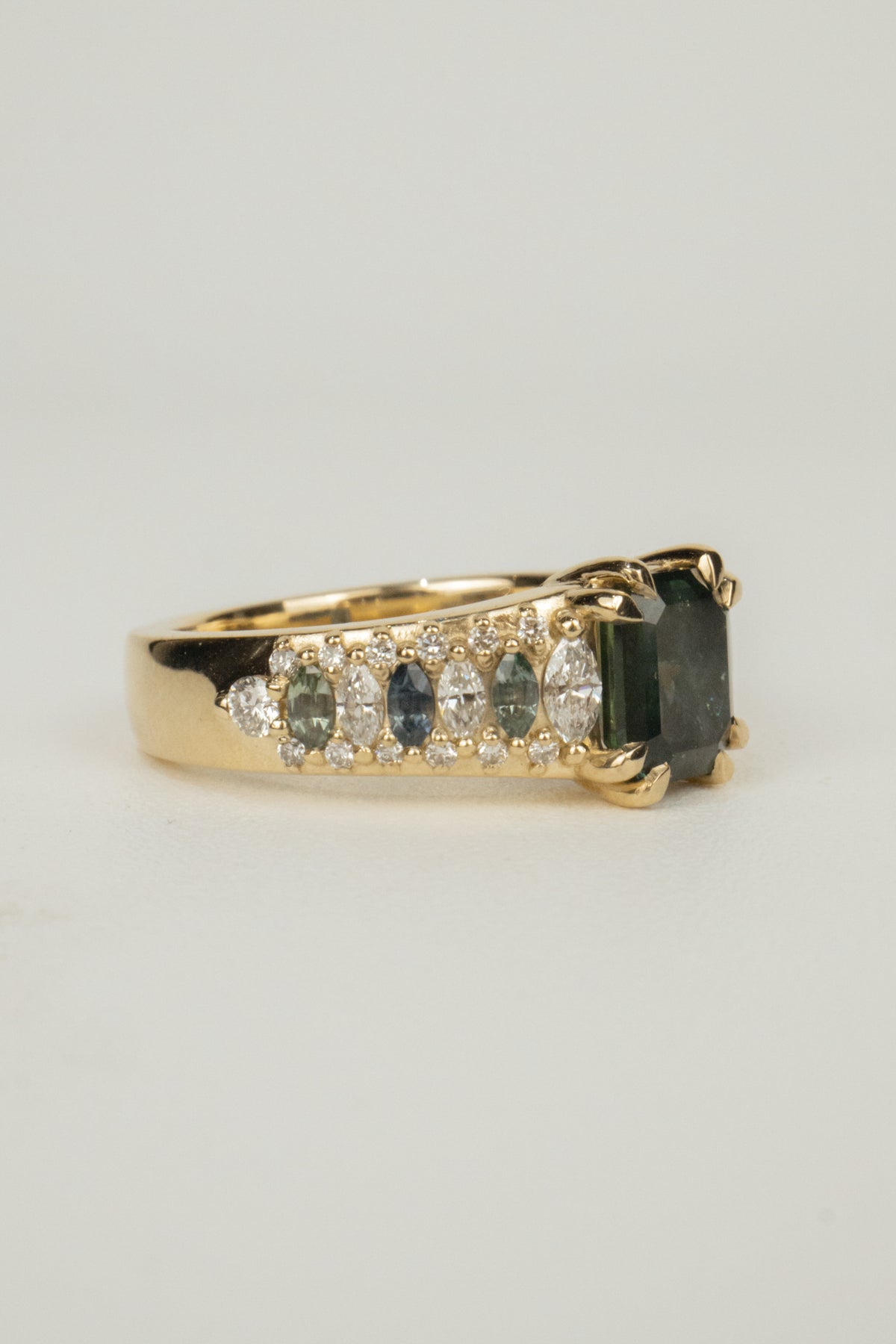 Madden Engagement Ring- 1.6ct Natural Portrait Sapphire