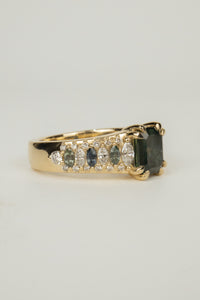 Madden Engagement Ring- 1.6ct Natural Portrait Sapphire