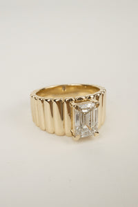 Elizabeth Engagement Ring- 2ct Emerald-Cut