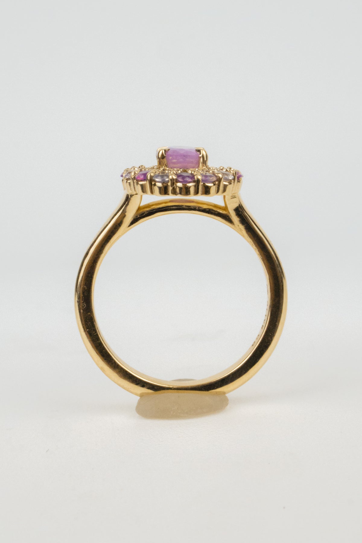 Nadine Engagement Ring- 1.35 ctw Natural Pink Sapphires