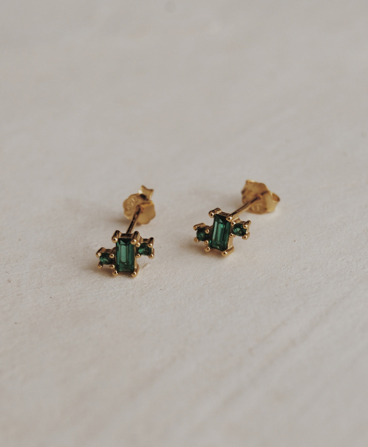 Emerald Aisles Studs