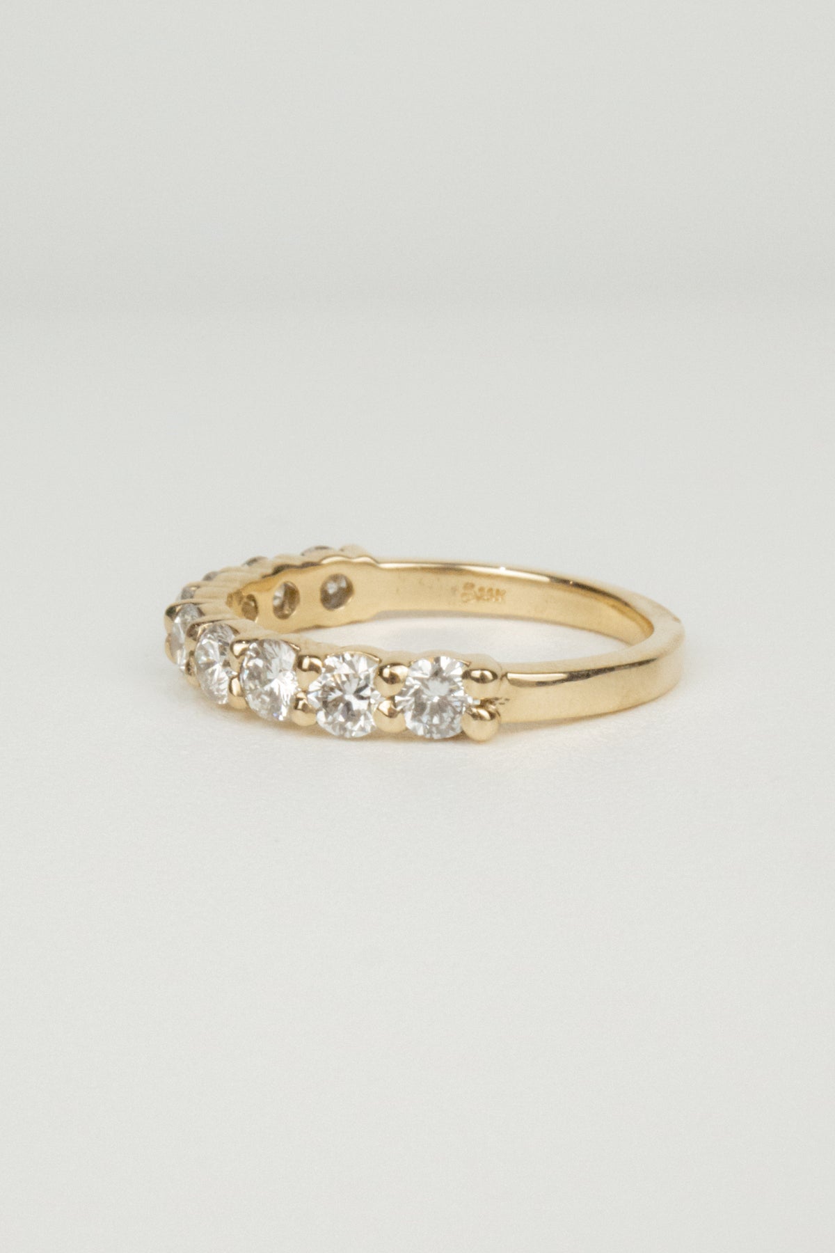 Quin Wedding Band- 3mm Stones